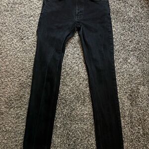Men's Nudie Black Skinny Jeans